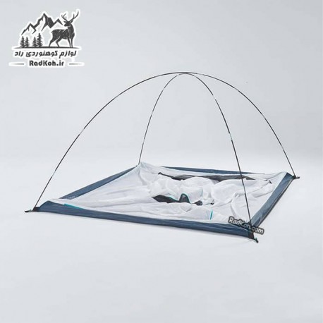 چادر کوهنوردی دو پوش 3 نفره کچوا(QUECHUA) رنگ خاکستری