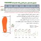 جدول راهنمای سایز کفش جلو بسته زنانه هامتو مدل 730508B