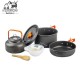 ست ظروف Cooking Set مدل DS-308 رنگ نارنجی