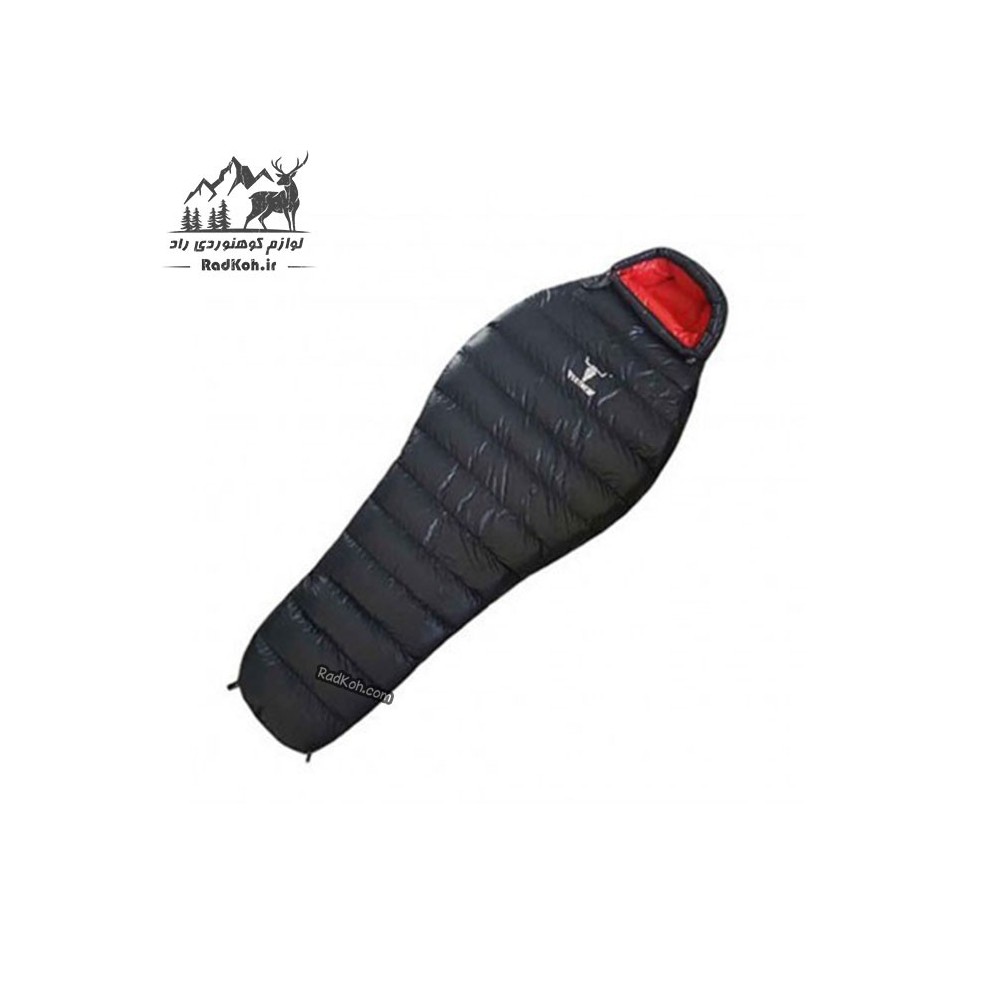 کیسه مسافرتی خواب پر کله گاوی مدل Alps 1100 رنگ قرمز