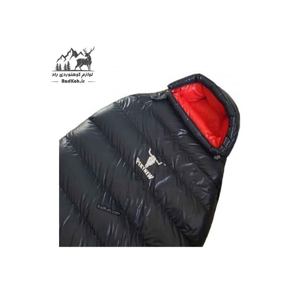 کیسه خواب طبیعت گردی پر کله گاوی مدل Alps 1100 رنگ قرمز