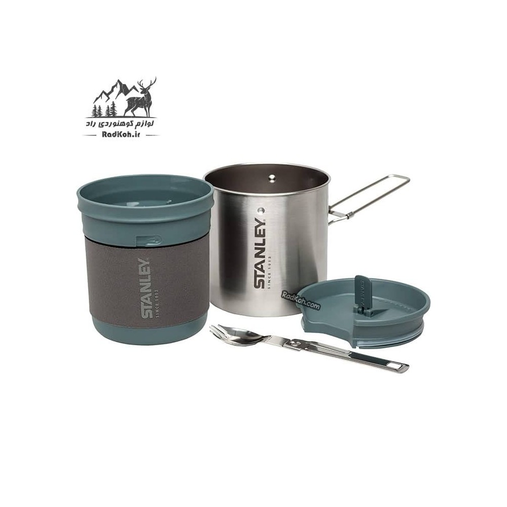 ظرف غذا طبیعت گردی استنلی مدل Compact Cook Set 709ml