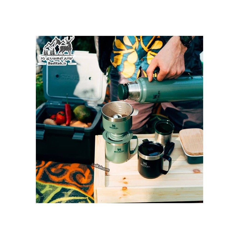 قهوه ساز استنلی مدل Pour Over 590ml رنگ سبز