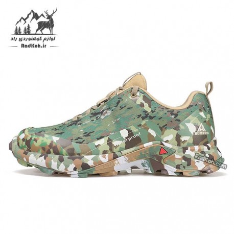 کفش طبیعت گردی مردانه هامتو مدل 110399A-10 رنگ سبز ارتشی