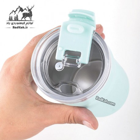 ماگ 350 میلی لیتر رنگ آبی فیروزه ای