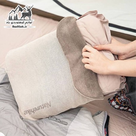 کاور بالش بادی نیچرهایک مدل NH22PJ016 رنگ خاکی