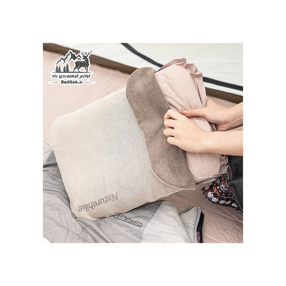 کاور بالش بادی نیچرهایک مدل NH22PJ016 رنگ خاکی