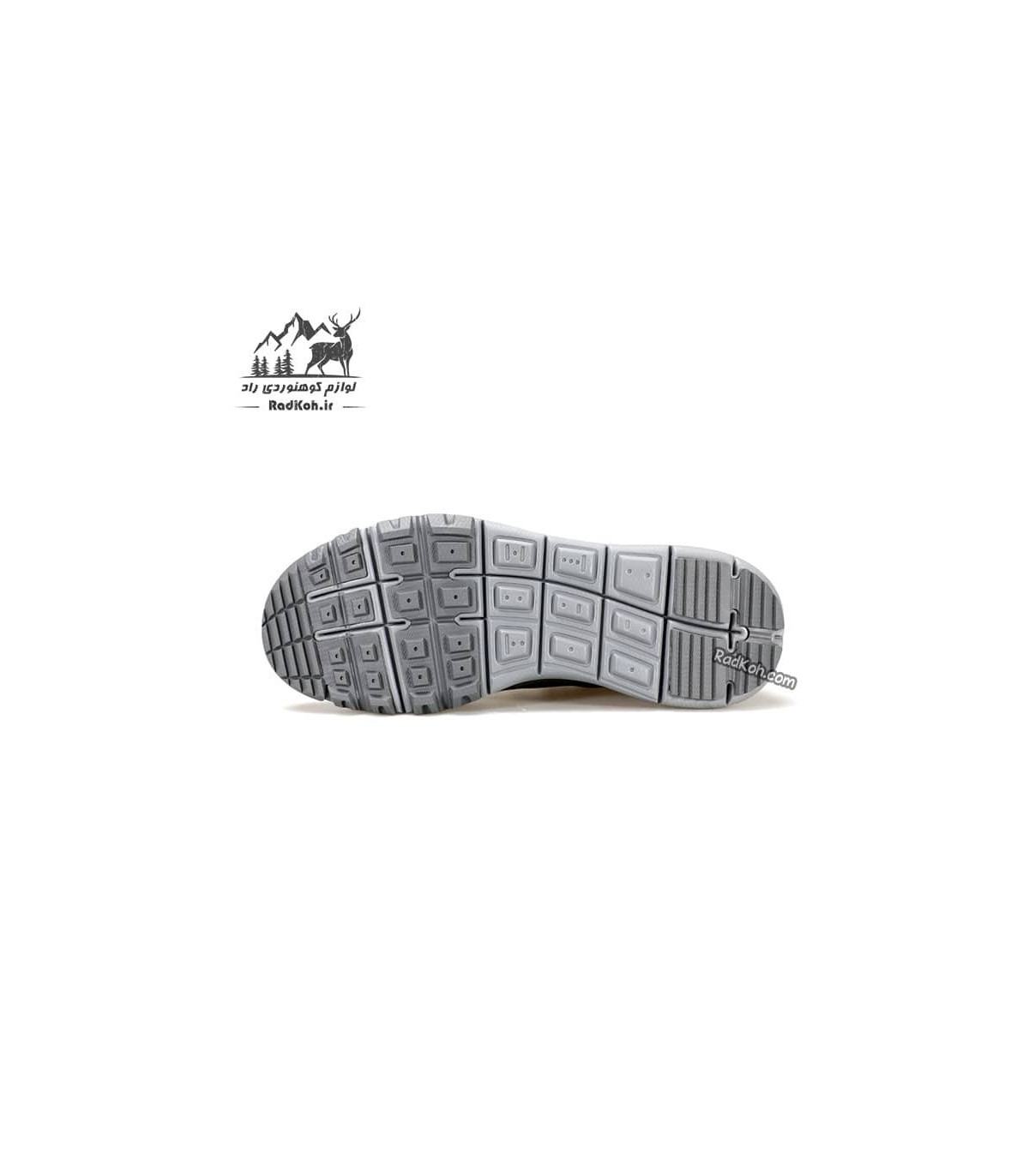 کفش چرم هامتو مردانه مدل 340604A-2 رنگ خاکستری تیره