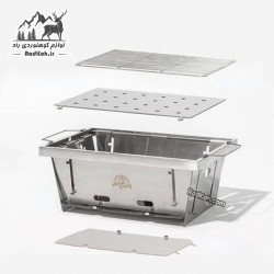 اجاق تاشو مسافرتی کد RK-100 رنگ استیل