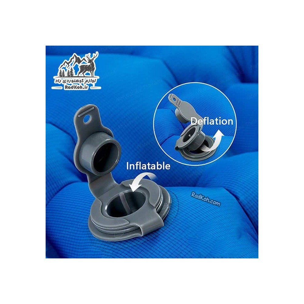زیرانداز کیسه خواب نیچرهایک بادی مدل NH19Z055-P رنگ آبی
