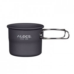 لیوان آلومینیومی Alocs مدل TW-402 رنگ مشکی