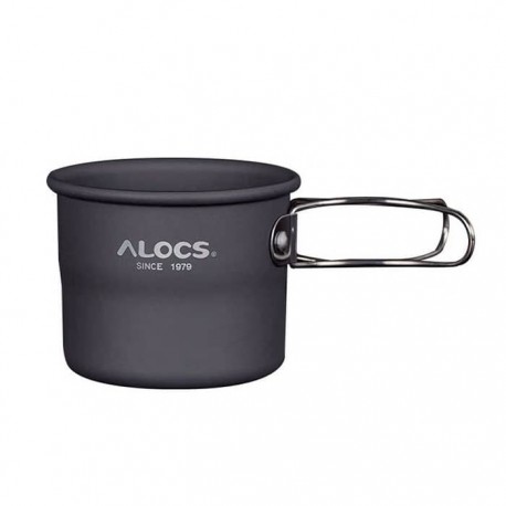 لیوان آلومینیومی Alocs مدل TW-402 رنگ مشکی