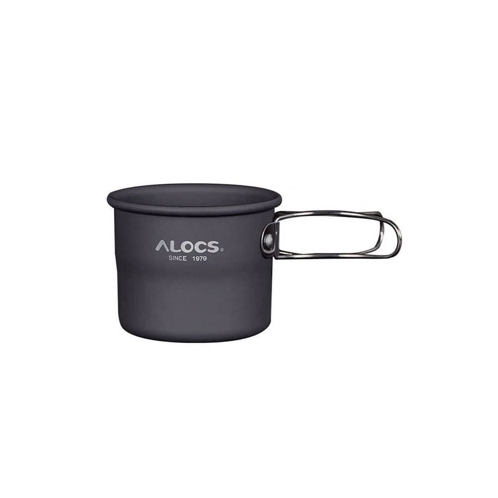 لیوان آلومینیومی Alocs مدل TW-402 رنگ مشکی