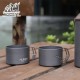 لیوان 160 میلی لیتر آلومینیومی مدل TW-426 رنگ خاکستری تیره