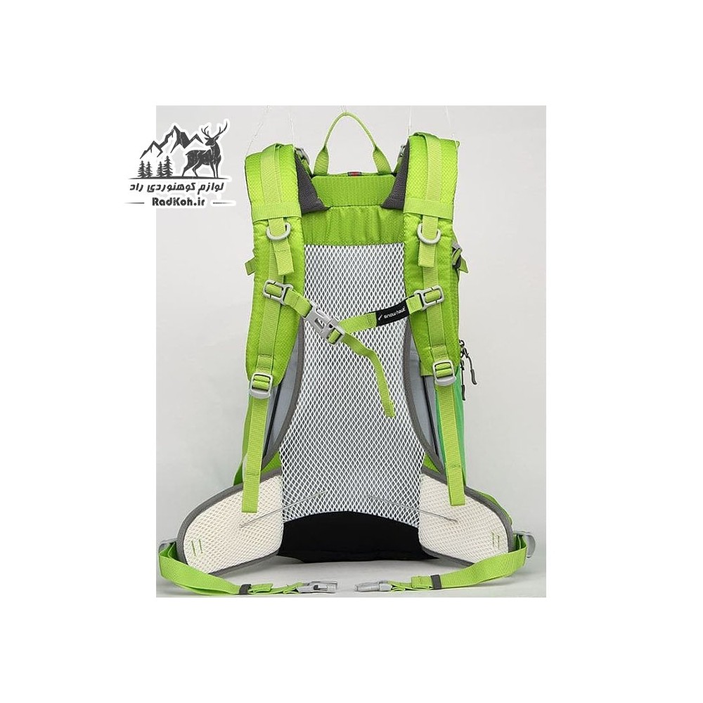 کوله پشتی کوهنوردی 30 لیتری snowhawk KA-1758 رنگ سبز روشن