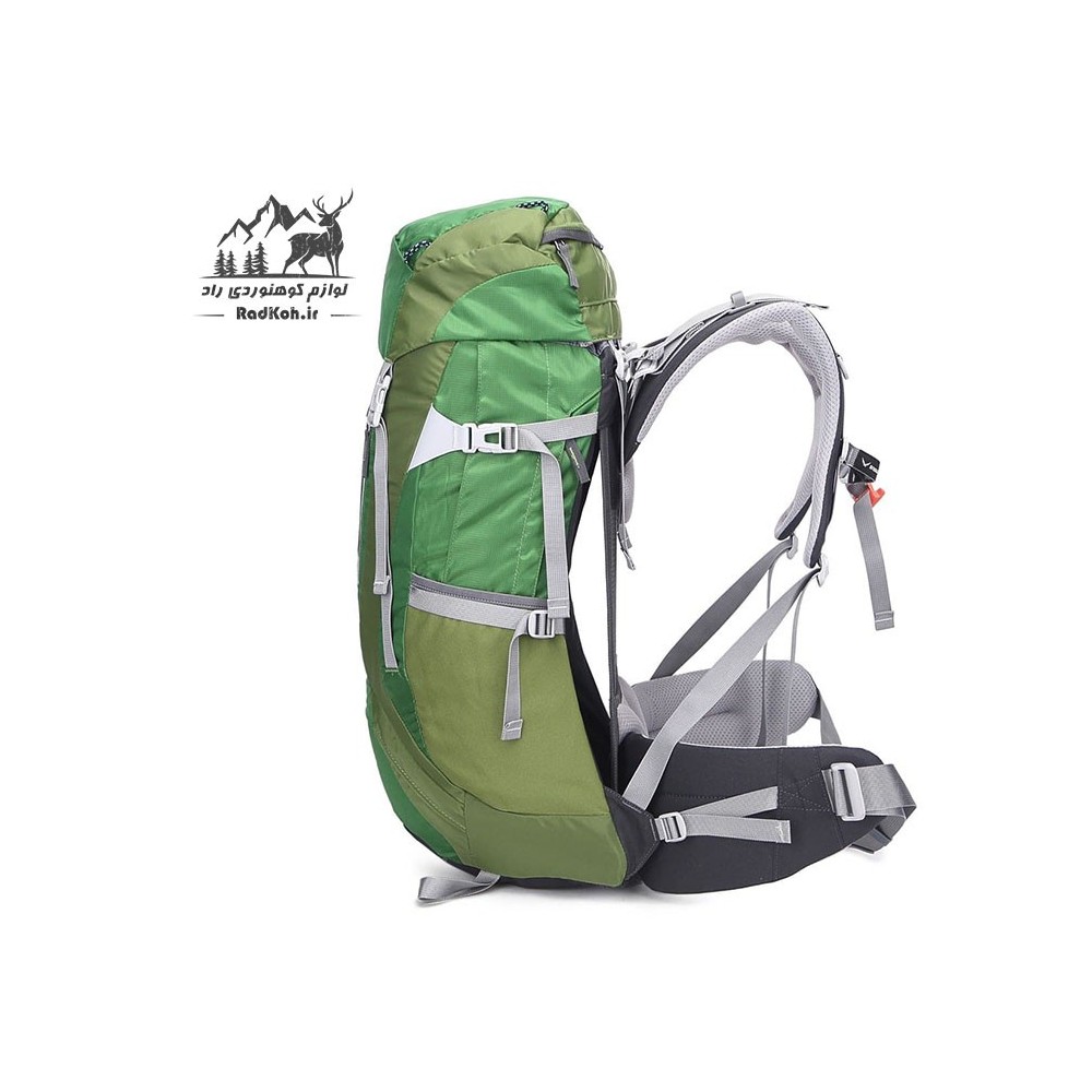 کوله پشتی مسافرتی 40 لیتری snowhawk Sirwan KA8075 رنگ سبز روشن