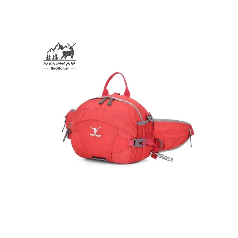 کیف کمری مسافرتی کله گاوی مدل 6094 رنگ قرمز