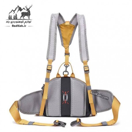 کیف کوهنوردی کله گاوی مدل 6094 رنگ خردلی