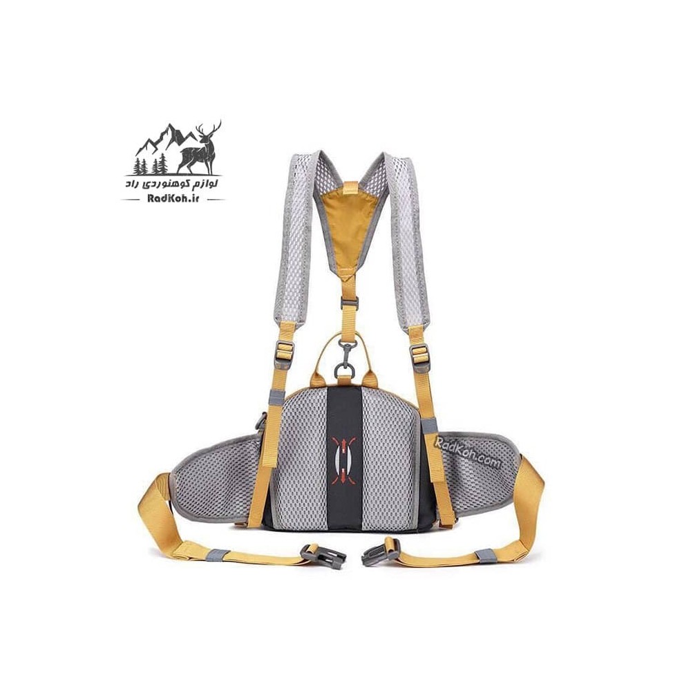 کیف کوهنوردی کله گاوی مدل 6094 رنگ خردلی