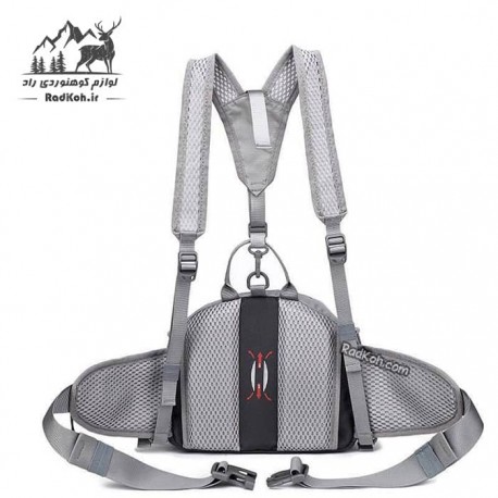 کیف کمری کله گاوی 5 لیتری مدل 6094 رنگ طوسی