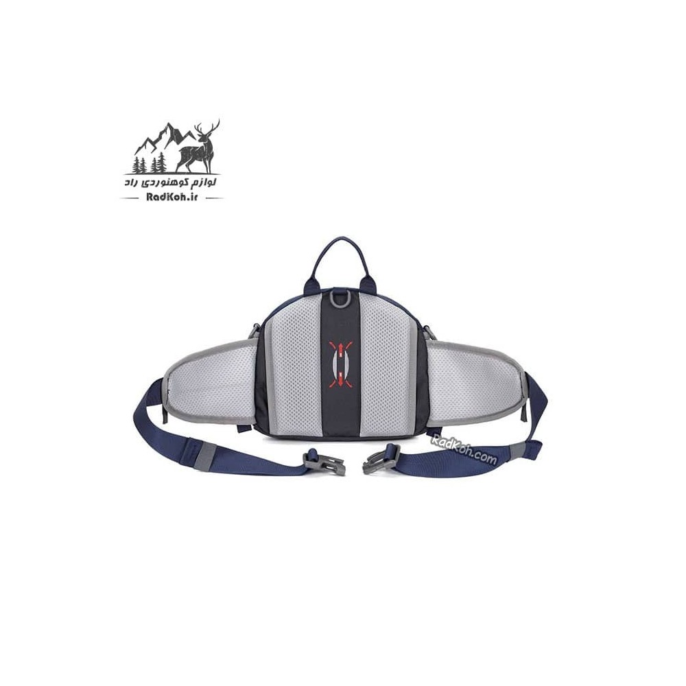 کیف کمری 5 لیتری کله گاوی مدل 6094 رنگ سرمه ای