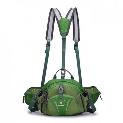 کیف کمری مسافرتی کله گاوی مدل KA-6012A رنگ سبز