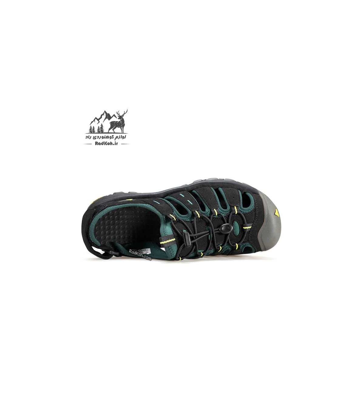 صندل پیاده روی و رانینگ مردانه هومتو مدل humtto 750064A-1 رنگ مشکی/سبز