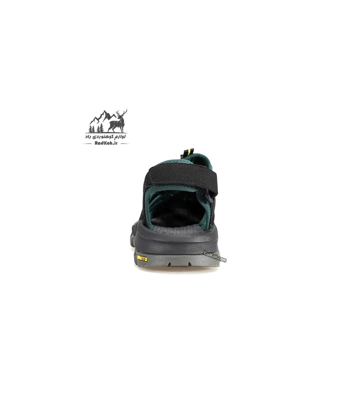 صندل هامتو مدل 750064A-1 رنگ مشکی/سبز