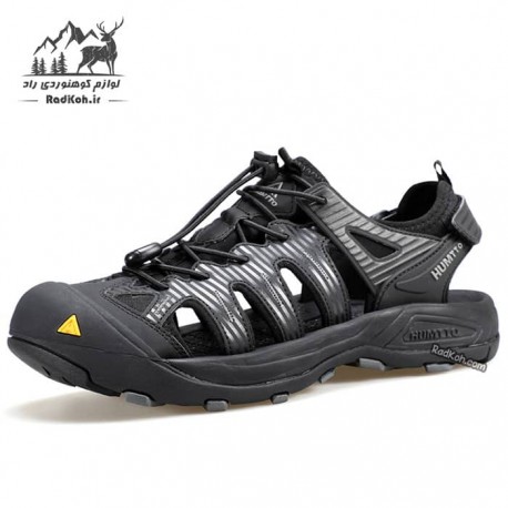 صندل پیاده روی مردانه هامتو مدل 750756A-1 رنگ مشکی