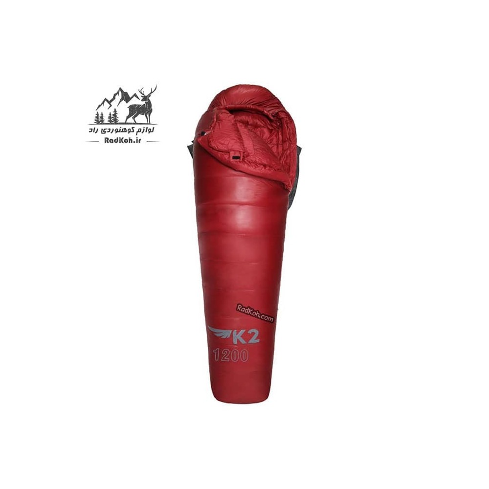 کیسه خواب پر اسنوهاک k2 1200  رنگ زرشکی