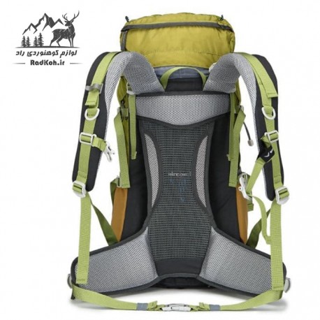 کوله پشتی کوهنوردی 36 لیتری snowhawk Sirwan KA-9956 رنگ سبز روشن