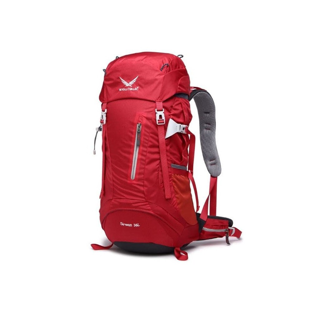 کوله پشتی مسافرتی 36 لیتری snowhawk Sirwan KA-9956 رنگ قرمز