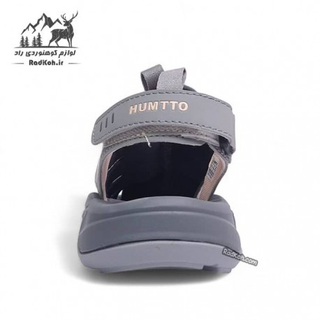 صندل طبیعت گردی و پیاده روی زنانه هومتو مدل humtto 750303B-2 رنگ خاکستری