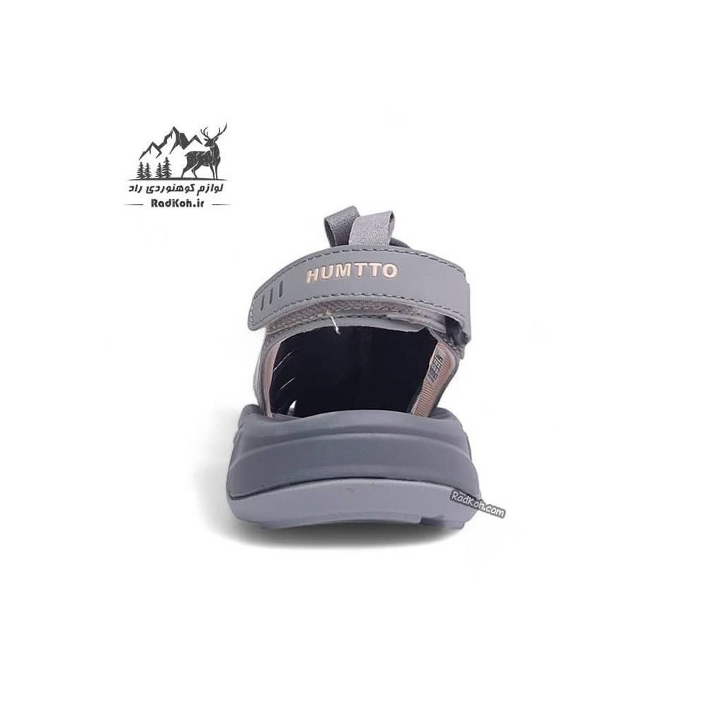 صندل طبیعت گردی و پیاده روی زنانه هومتو مدل humtto 750303B-2 رنگ خاکستری