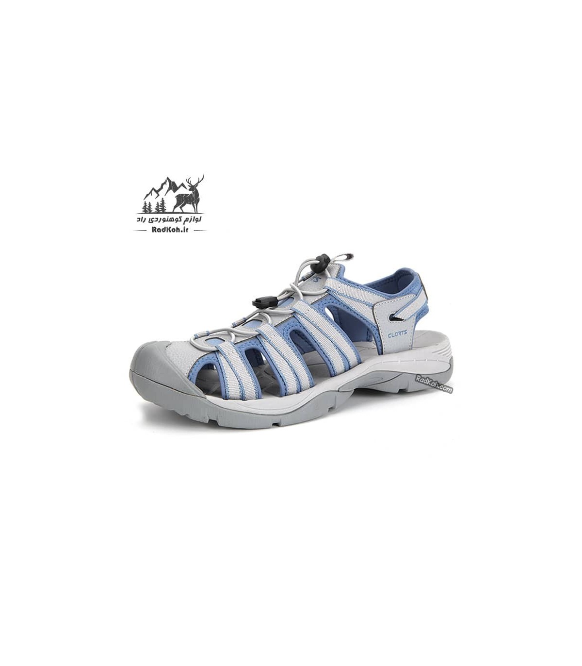 صندل مردانه کلارتس مدل Clorts 3I016D رنگ خاکستری/آبی