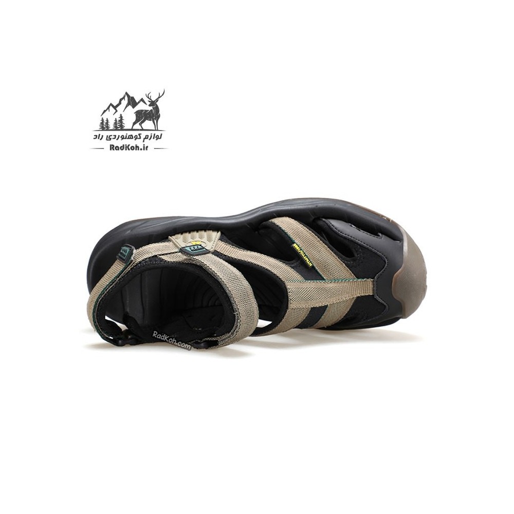 صندل هامتو مدل 750481A-2 رنگ مشکی/خاکستری