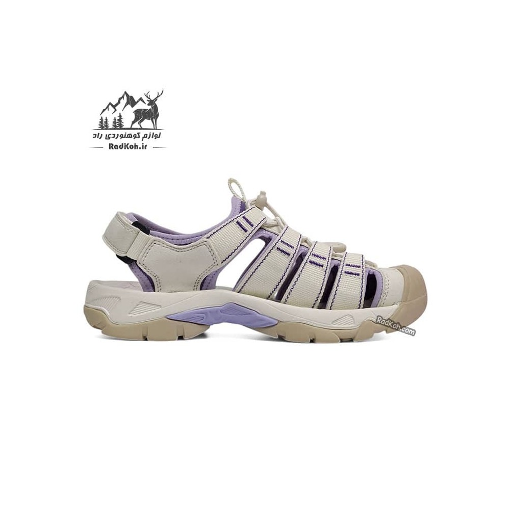 صندل زنانه مدل 710445B-23 رنگ کرم(بژ)/یاسی