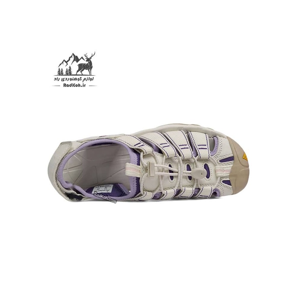 صندل پیاده روی زنانه هامتو مدل 710445B-23 رنگ کرم(بژ)/یاسی