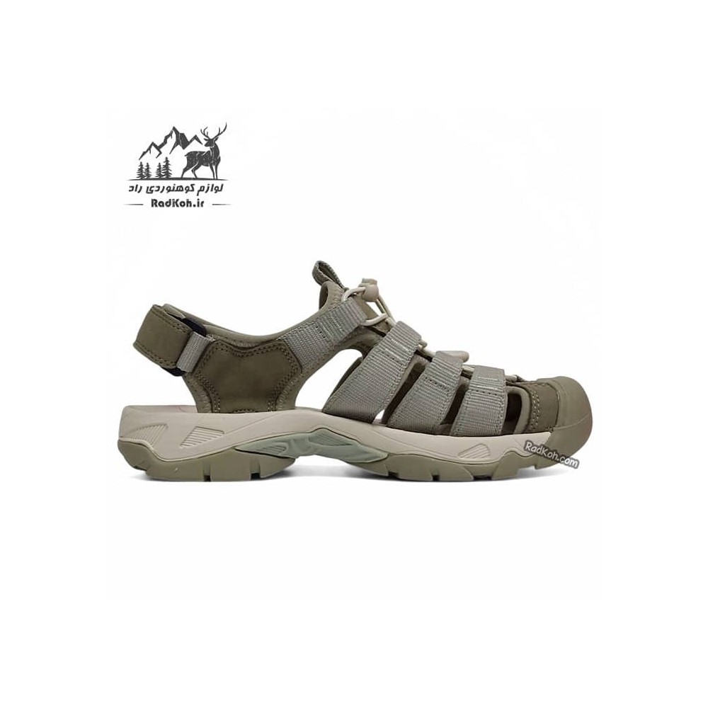 صندل پیاده روی و آب نوردی زنانه هامتو مدل 710445B-28 رنگ سبز زیتونی