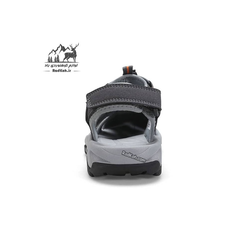 صندل مردانه همتو مدل 710445A-5 رنگ خاکستری