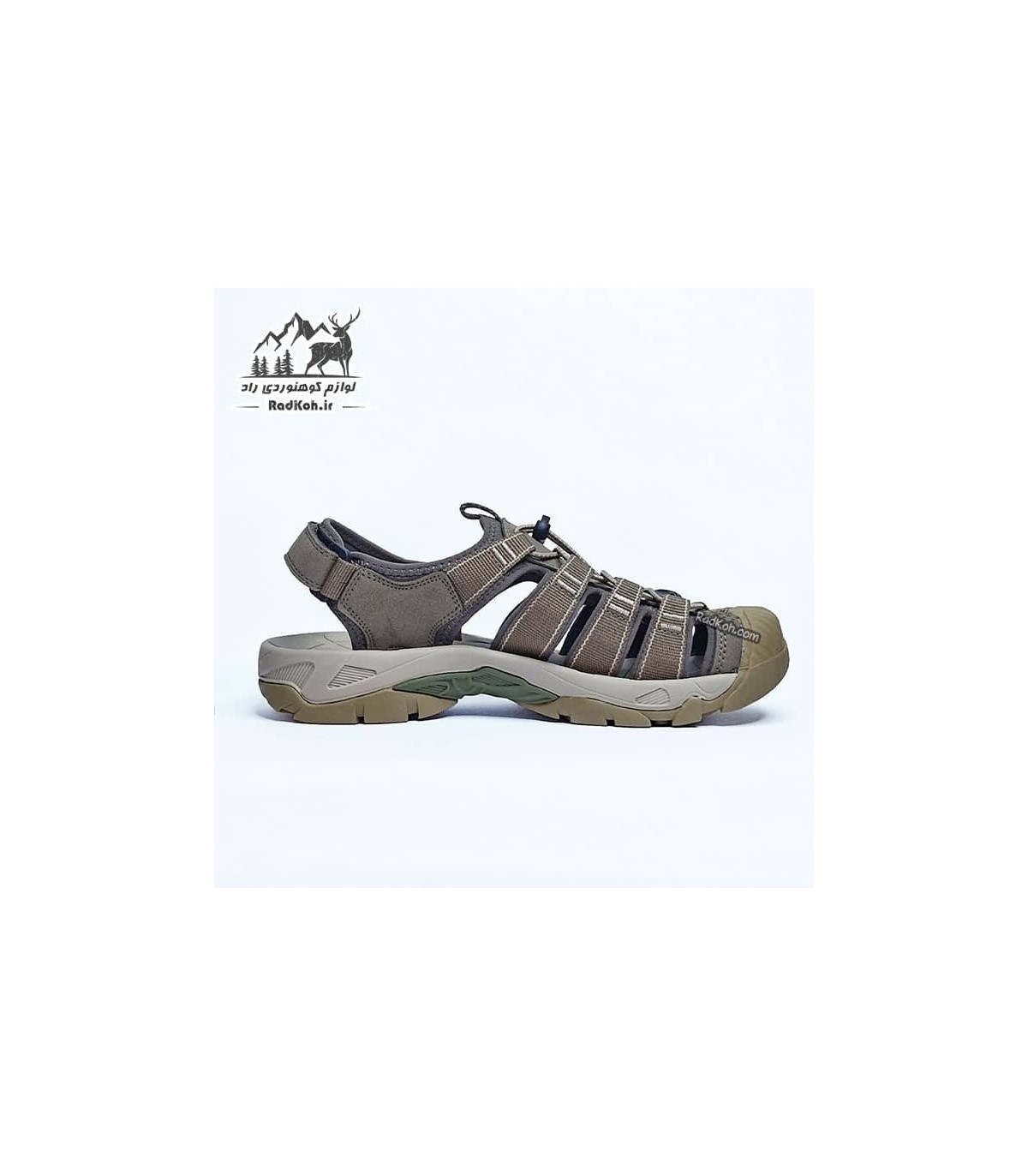 صندل هامتو مدل 710445A-13 رنگ سبز زیتونی