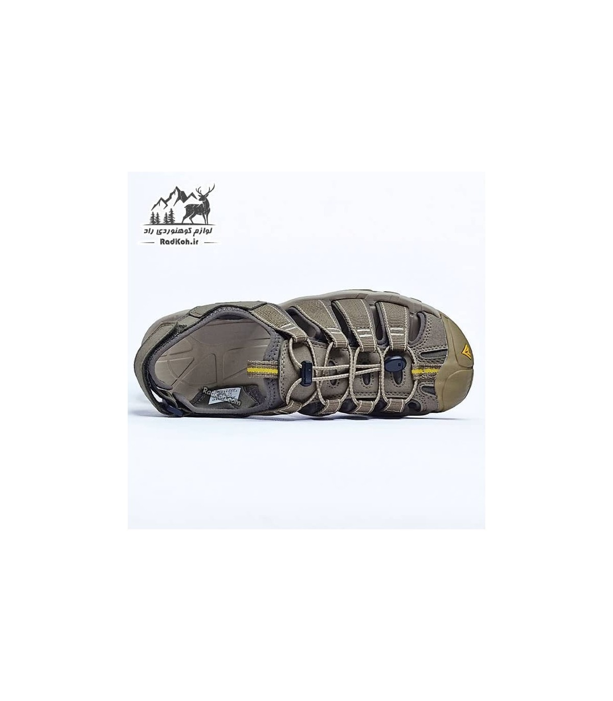 صندل مردانه مدل 710445A-13 رنگ سبز زیتونی