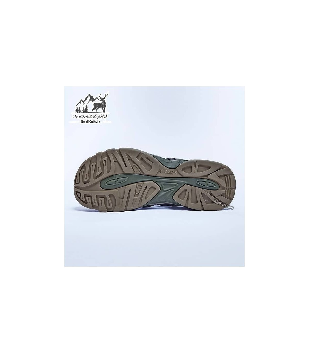 صندل هامتو مردانه مدل 710445A-13 رنگ سبز زیتونی