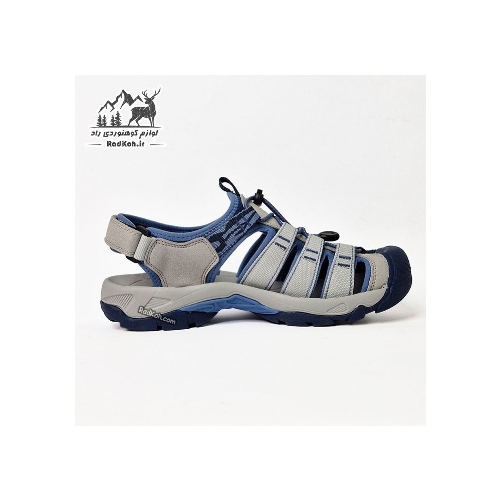 صندل پیاده روی هامتو مدل 710445A-15 رنگ طوسی/آبی