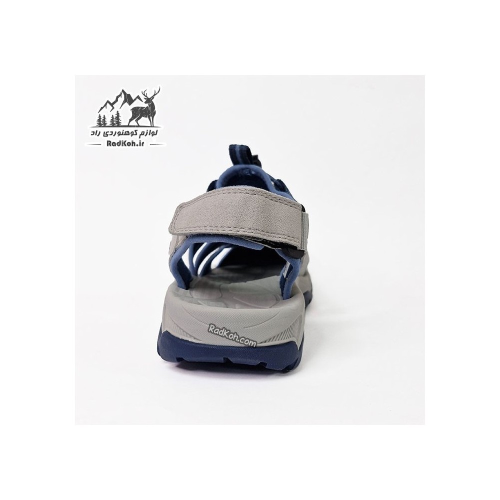 صندل مردانه مدل 710445A-15 رنگ طوسی/آبی