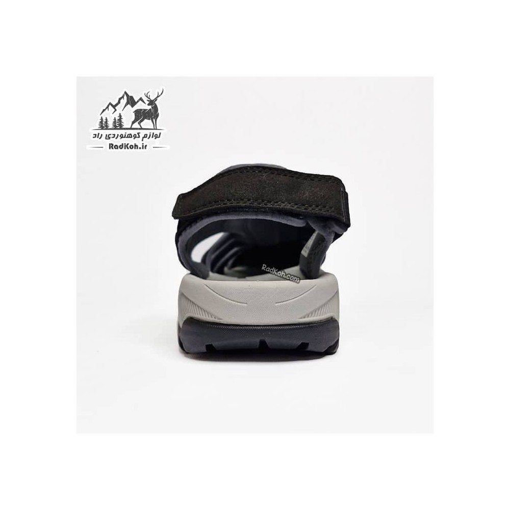 صندل طبیعت گردی مردانه هومتو مدل 710445A-16 رنگ مشکی/خاکستری تیره