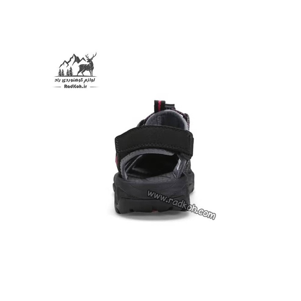 صندل زنانه مدل 710445B-5 رنگ مشکی طرح دار