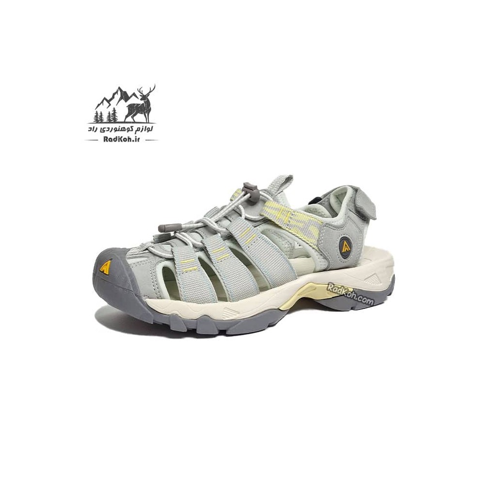 صندل پیاده روی هامتو زنانه مدل 710445B-17 رنگ طوسی/آبی یخی