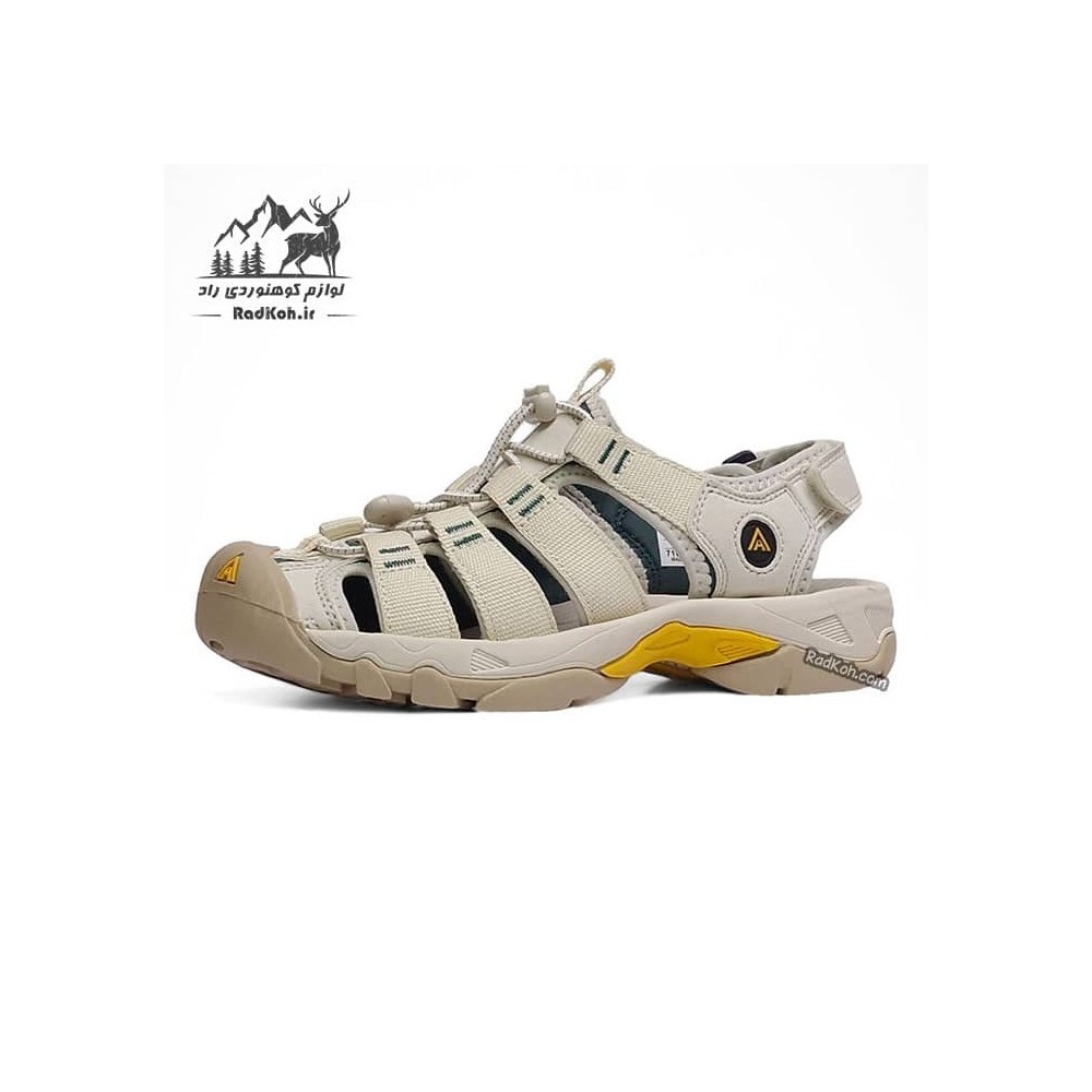 صندل پیاده روی همتو زنانه مدل 710445B-19 رنگ کرم(بژ)/نارنجی
