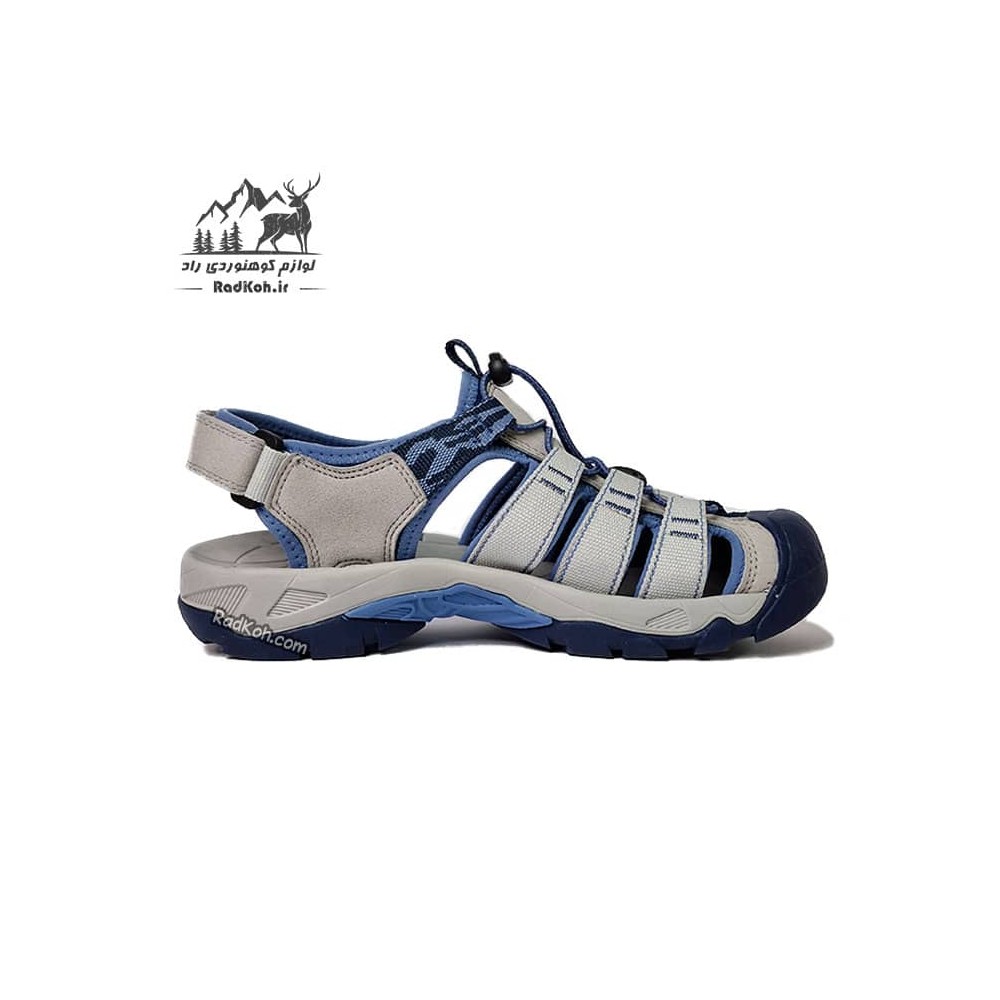 صندل طبیعت گردی هومتو زنانه مدل 710445B-27 رنگ طوسی/آبی